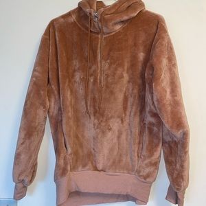 EXPRESS One Eleven Velour Hoodie